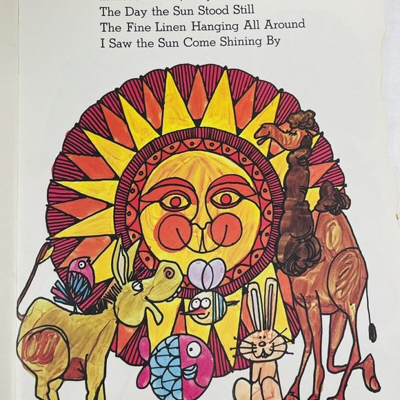 Day The Sun Stood Still Nursery Rhyme Bible Stories Wilma L Shaffer Vintage Book - Picture 4 of 10